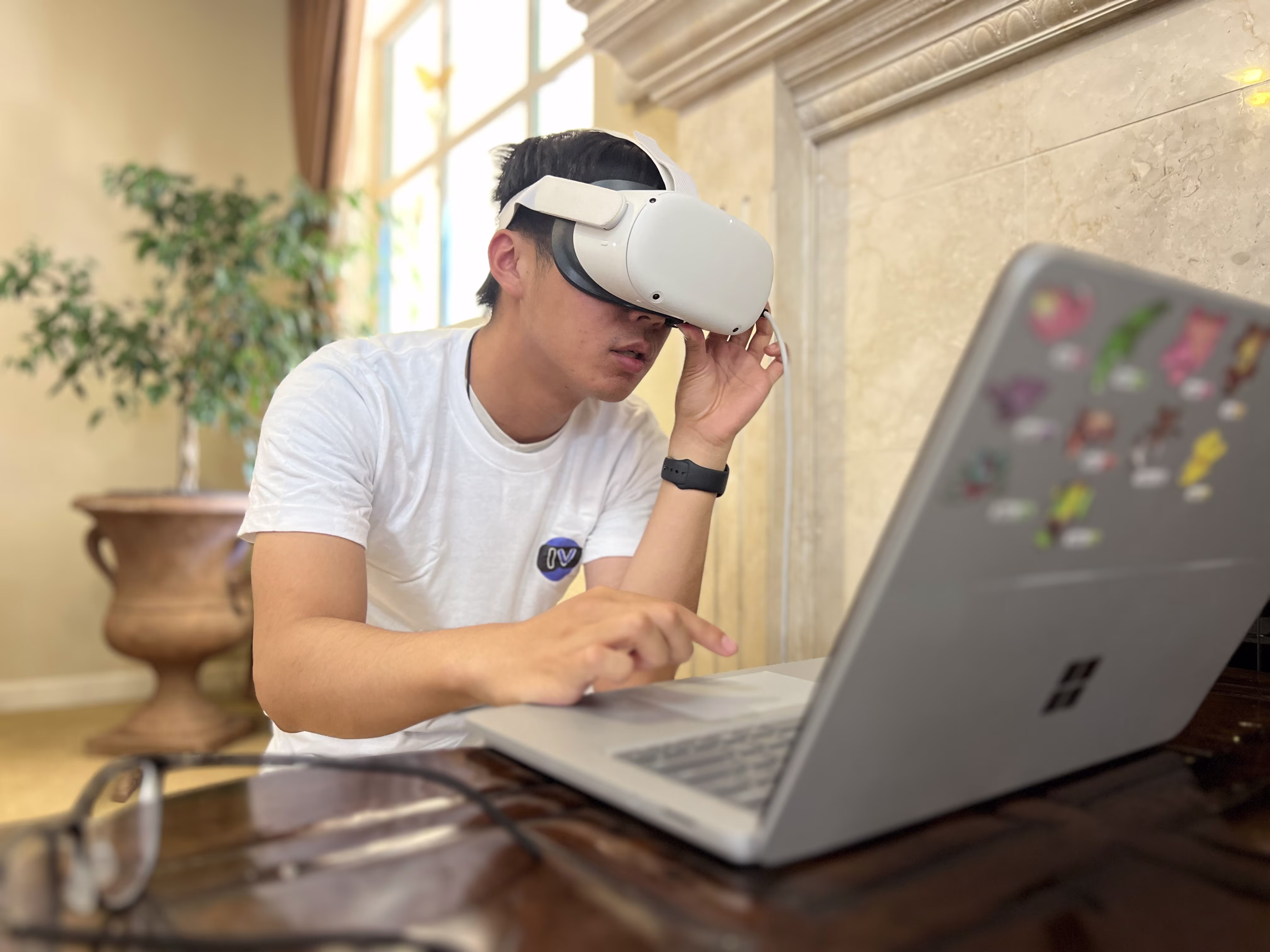The ImmersifyVR team at Chateau Cupertino